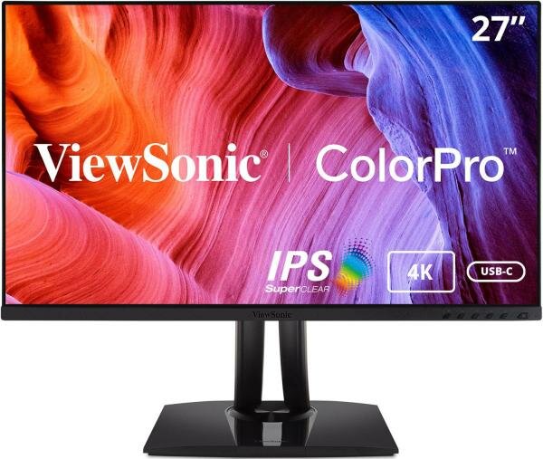 Монитор жидкокристаллический ViewSonic Монитор LCD 27 16:9 2560х1440(WQHD) IPS, nonGLARE, 300cd/m2, 178°/178°, 1300:1, 20М:1, 1.07B, 14ms, HDMI, DP, U