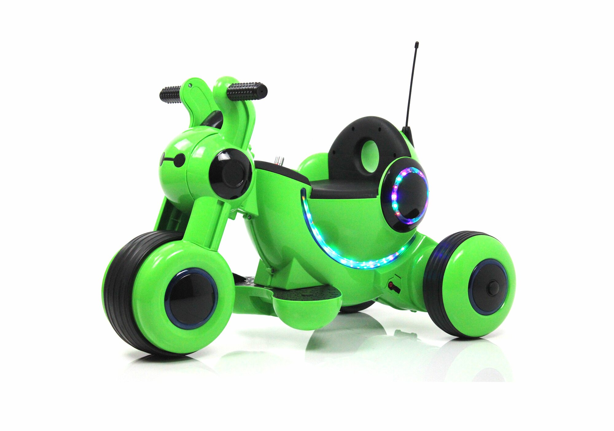 Rivertoys Детский электромотоцикл HL300 зеленый