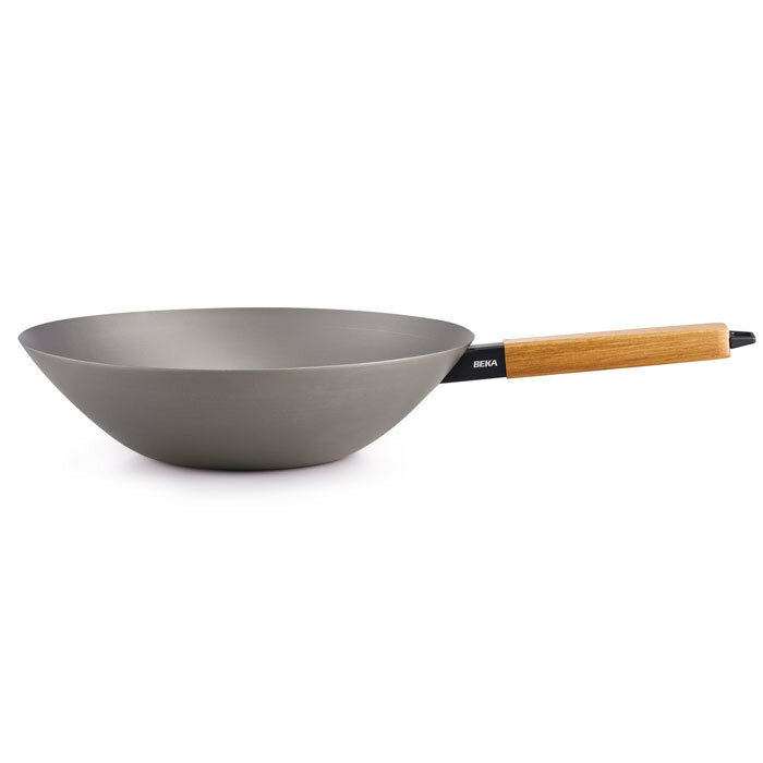 Сковорода вок Nomad 20 см, углеродистая сталь, цвет стальной, BEKA, Бельгия, 13970204