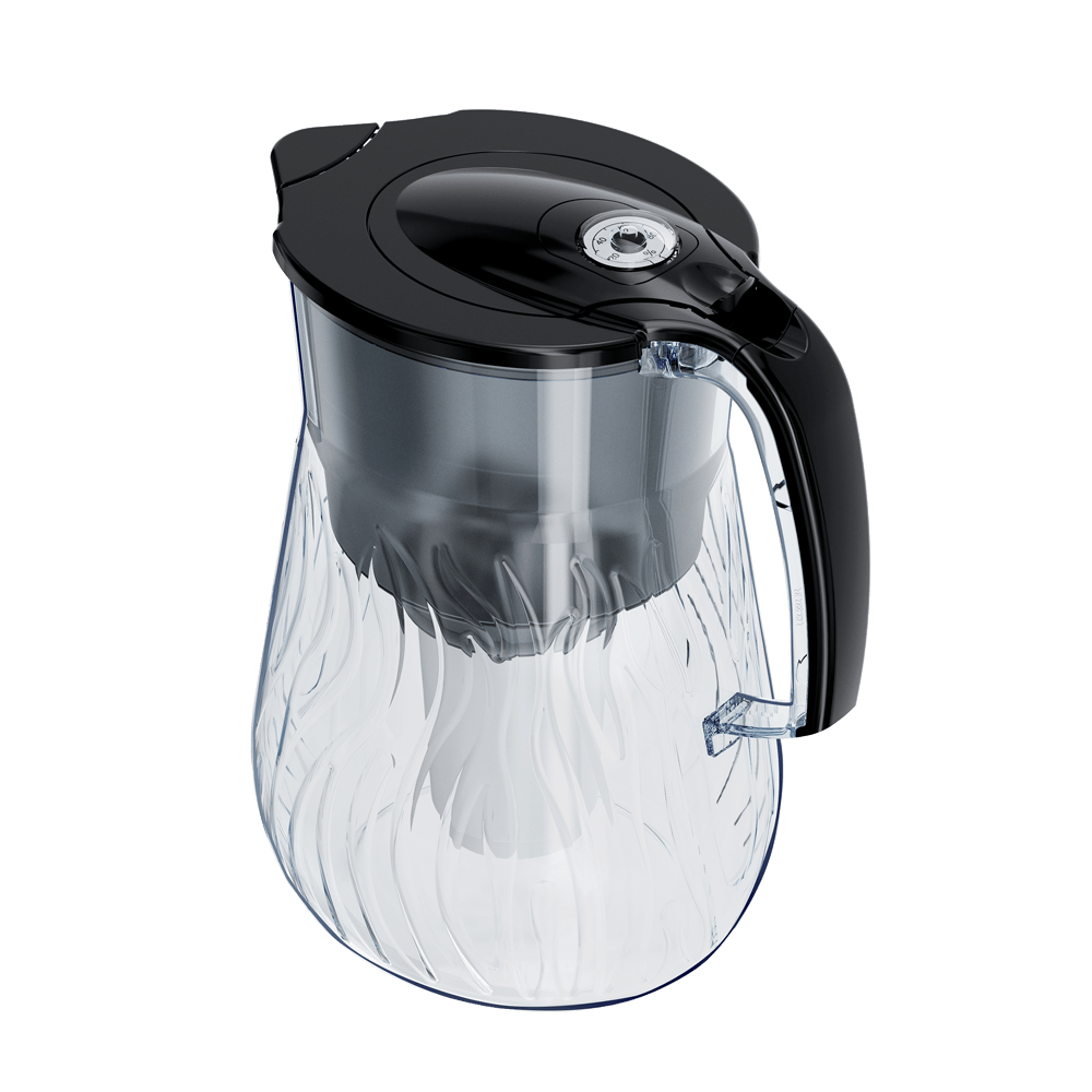 Водоочиститель Кувшин Аквафор Орлеан модель Р140А7FM (чёрный) - фотография № 6