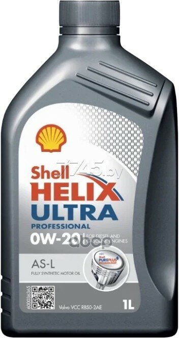 Shell Масло Моторное Shell Helix Ultra Professional Asl 0W20 1Л