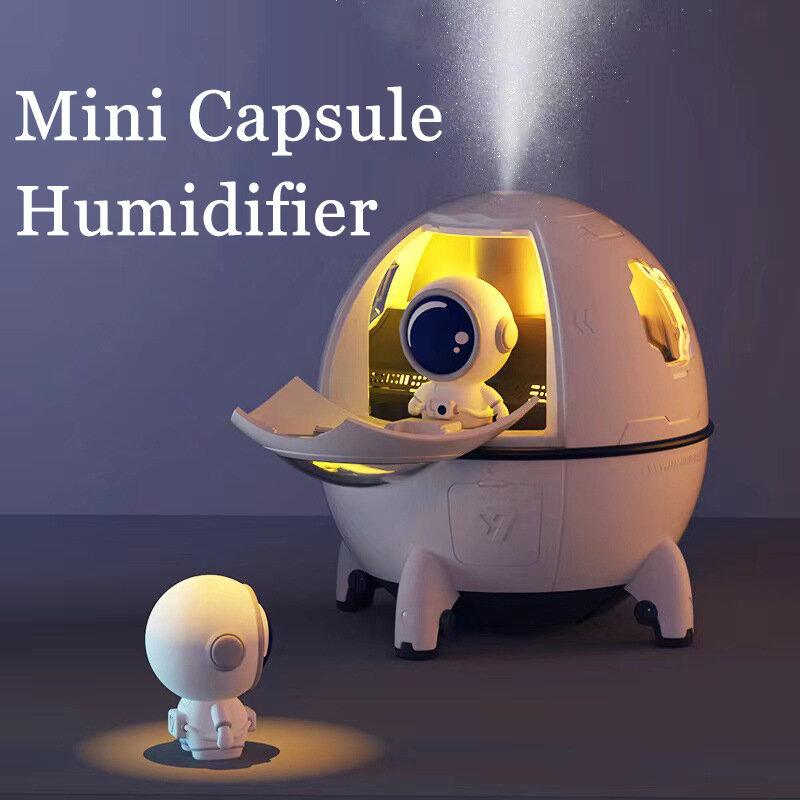 New Astronaut Air Humidifier 220ml Electric Ultrasonic Aroma Essential Oil Diffuser Colorful LED Light USB Mist Sprayer Gifts - фотография № 2