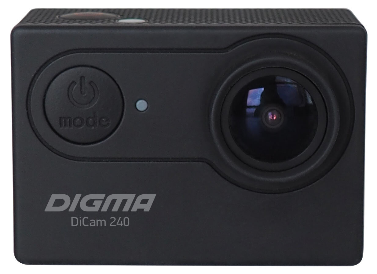 Экшн-камера Digma DiCam 240 1080p WiFi Black DC240