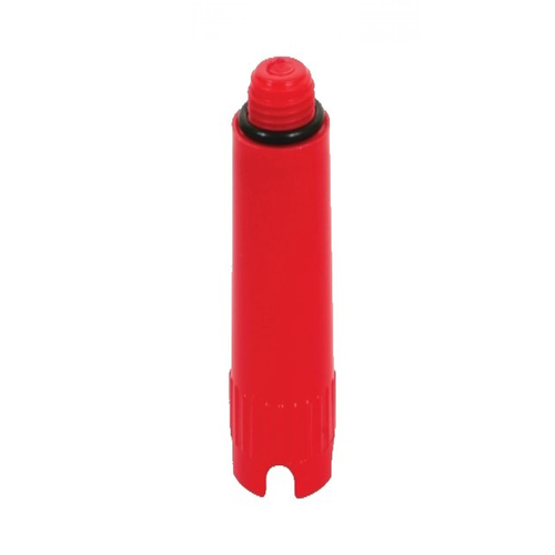 Заглушка 1/2'ВР красная, 80 мм | код PLUG04-R80 | Henco ( упак.7шт.)