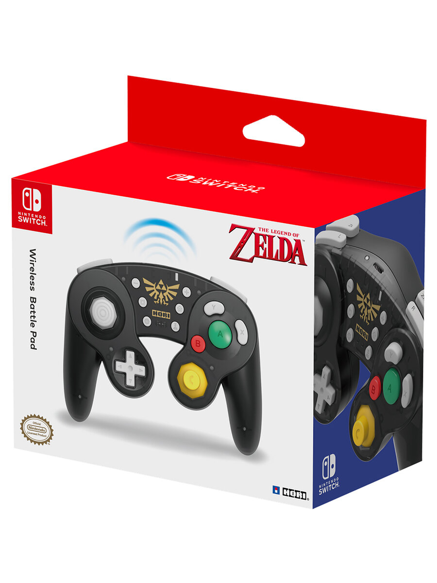 Nintendo Switch Геймпад Hori Wireless Battle Pad (Zelda) для консоли Switch (NSW-274U)