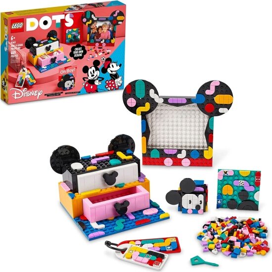 Набор для творчества LEGO ® DOTS™ Disney 41964 Набор «Снова в школу» с Микки и Минни Маус