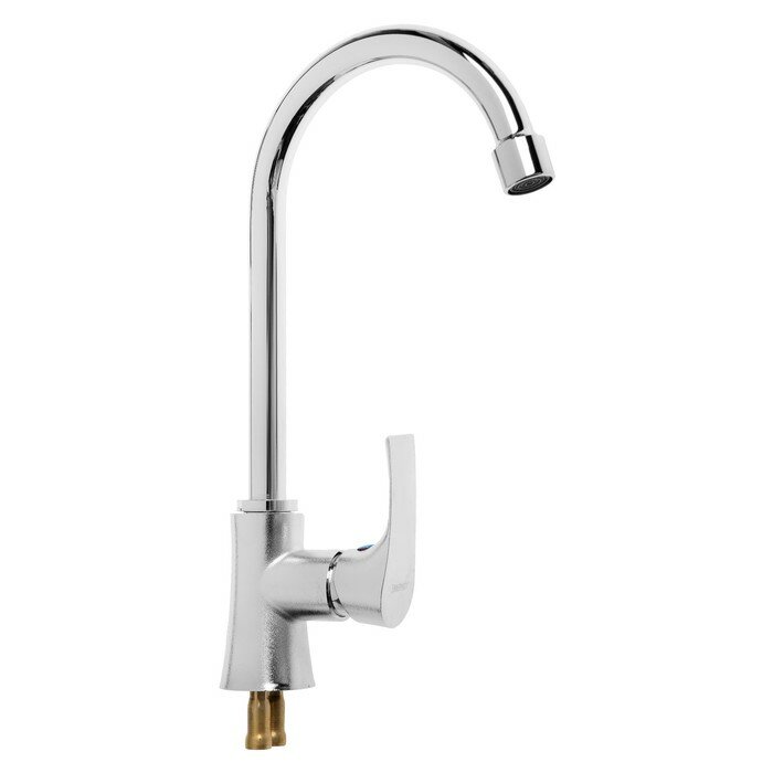 фото Cмеситель для кухни "Эверест" B40-032, однорычажный, излив 139 мм, хром