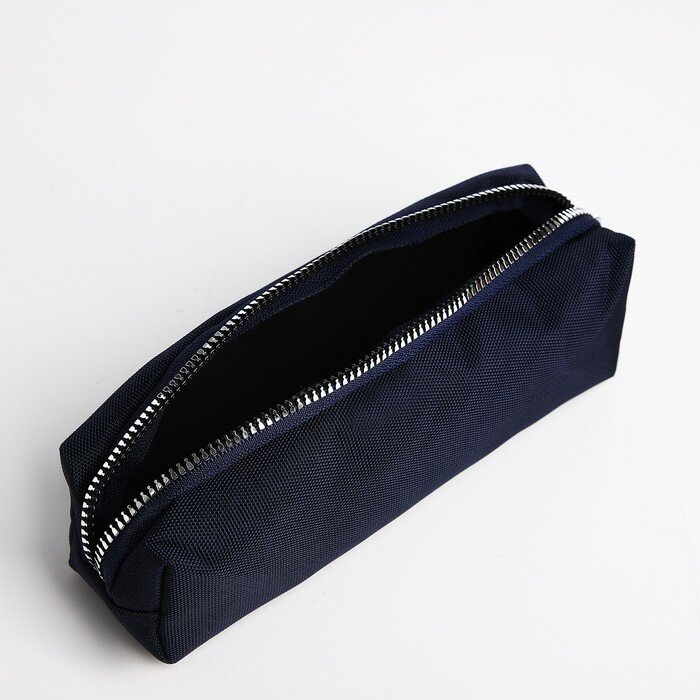 Рюкзак на молнии, 5 наружных карманов, пенал, цвет синий - фотография № 7