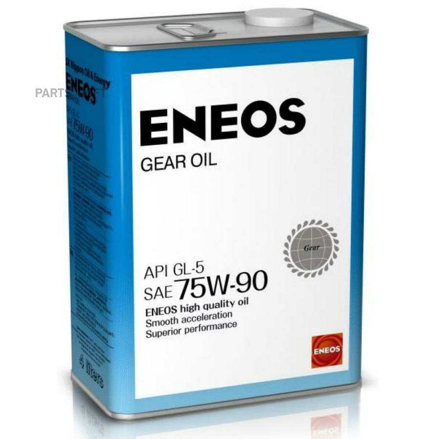 масло трансмиссионное eneos gear gl-5 75w90 4 л oil1370