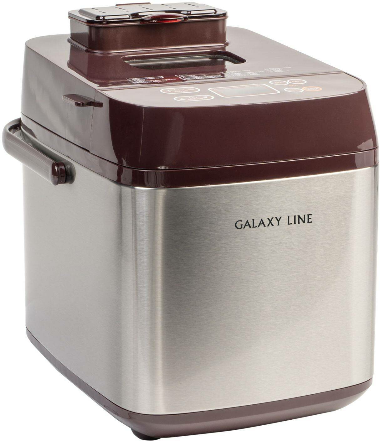 Хлебопечь Galaxy Line GL 2700 коричневый/серебристый (ГЛ2700Л)