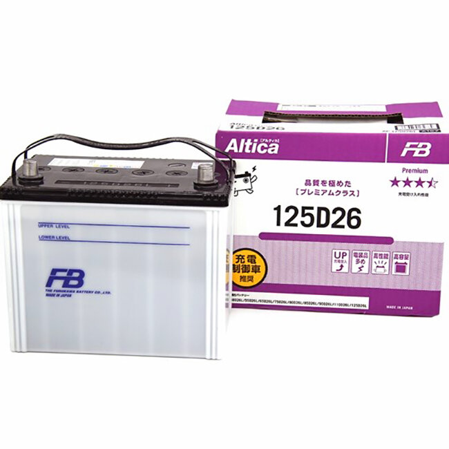 АКБ 85Ач "Furukawa Battery Altica PREMIUM (FB 9000) 125D26R" П.П. 261х172х225