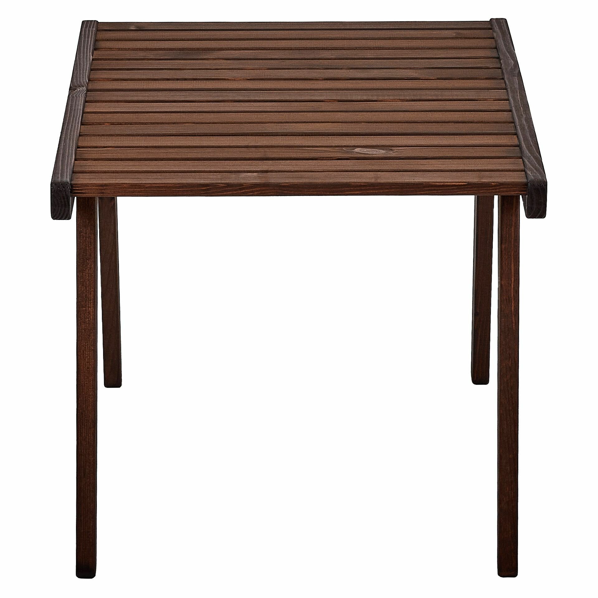 Стол деревянный для сада и дачи, кофейный стол, 80*50см, - фотография № 8
