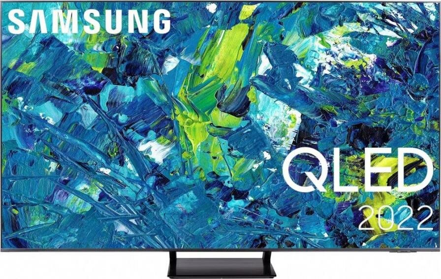 75" Телевизор Samsung QE75Q70BAU 2022 QLED, черный/серый