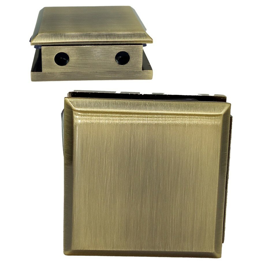 фото Коннектор стена-стекло 90º KAP43815 (2отв.) для душевой кабины, бронза