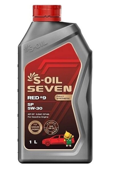 Полусинтетическое моторное масло S-OIL SEVEN RED #7 SN 5W-30, 1 л