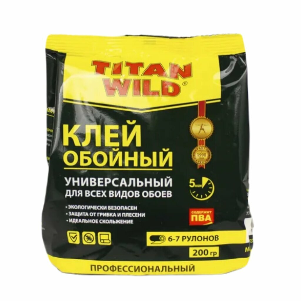 Клей универсальный, Titan Wild, 200 г, пакет, TWUni200-SP. 428582 - фотография № 1