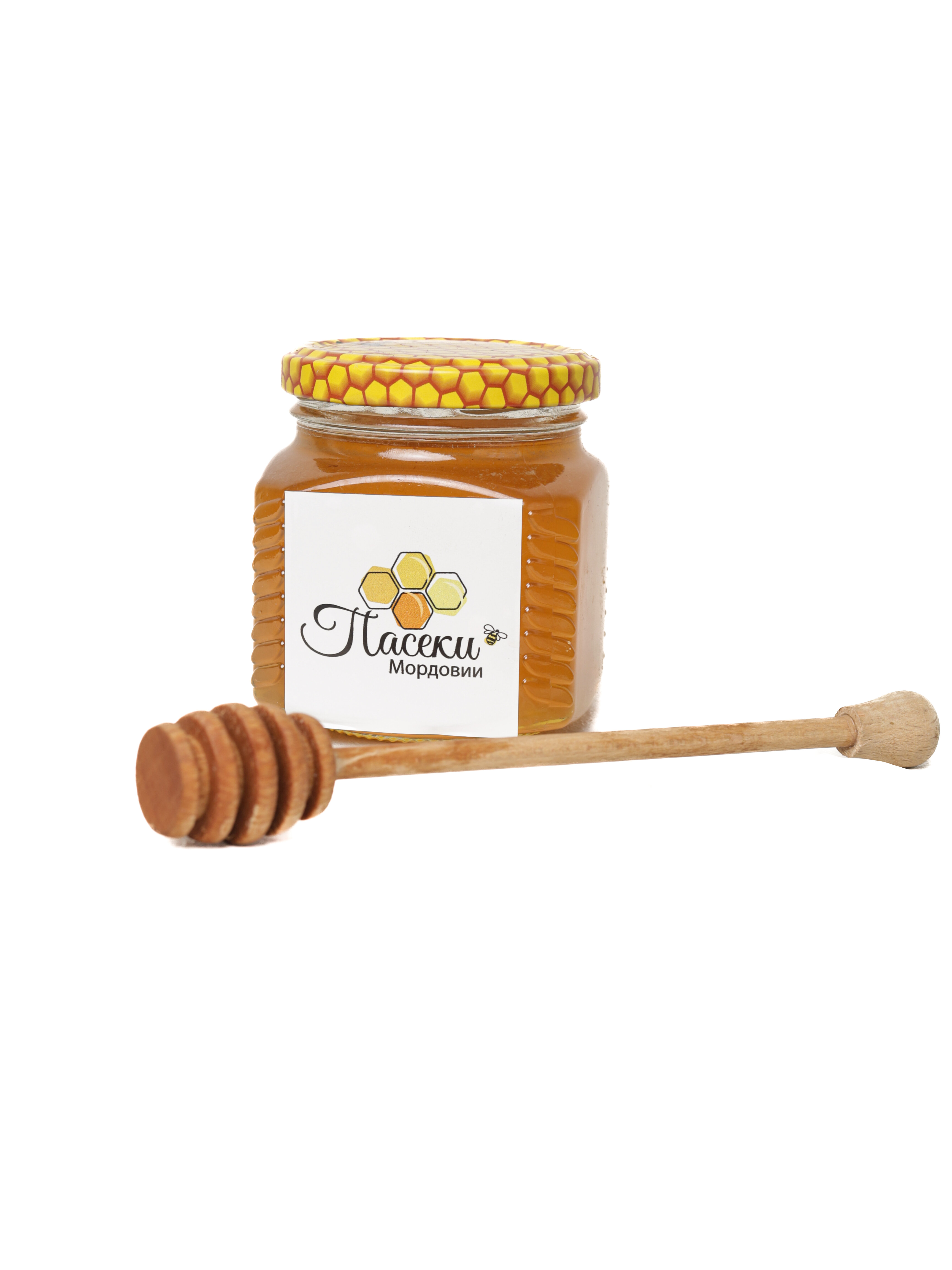 Мёд натуральный цветочный, "Пасеки Мордовии", 350 г - фотография № 4