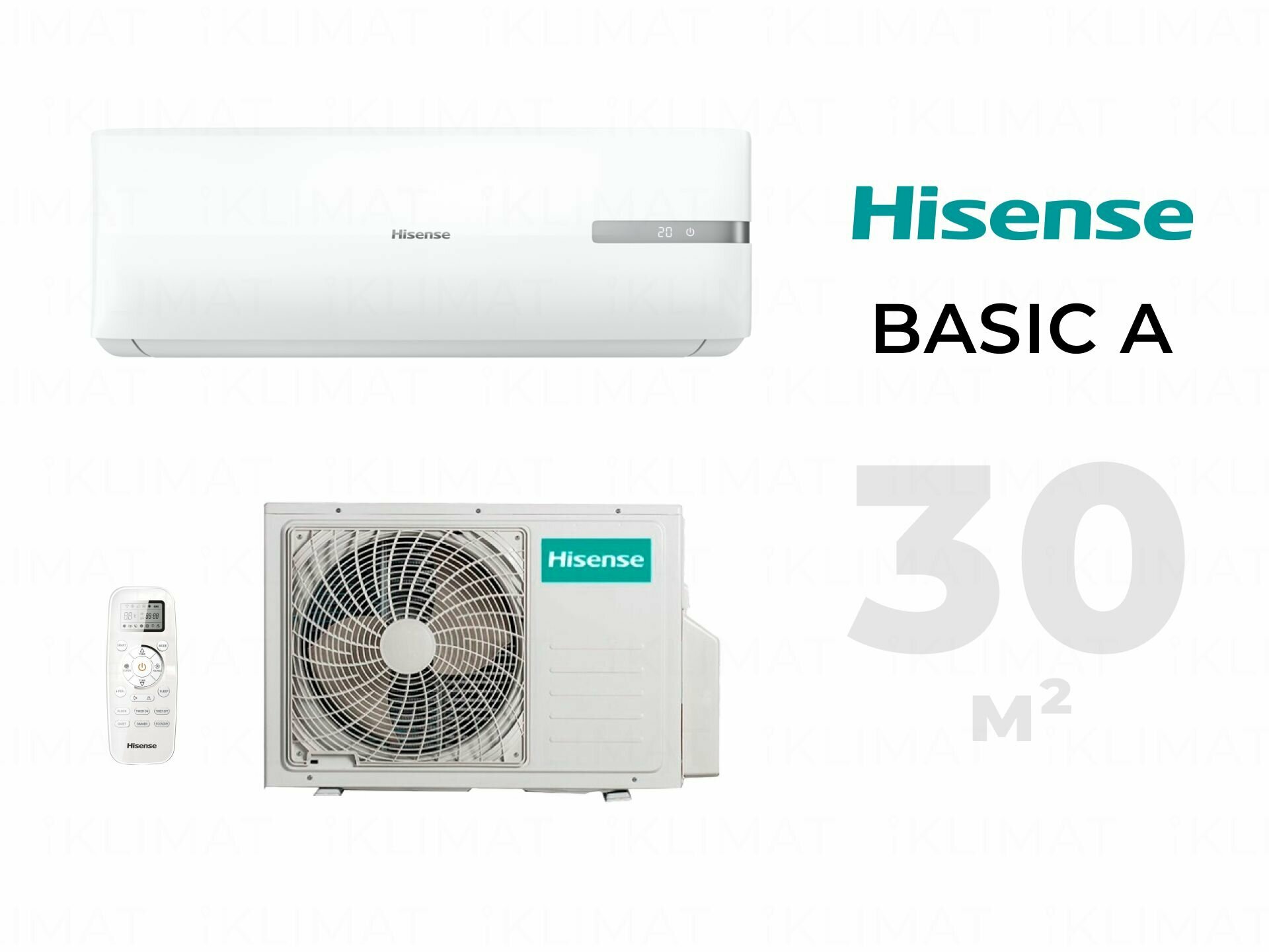 Настенный кондиционер Hisense Basic A AS-12HR4SVDDL1G/AS-12HR4SVDDL1W