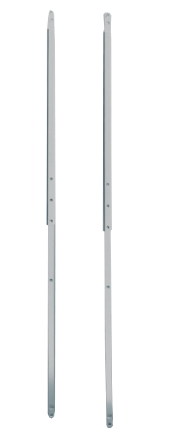 Соединительные планки, 2 верних и 2 нижних, Диспенса 90°, h1900-2300 мм, цвет титан