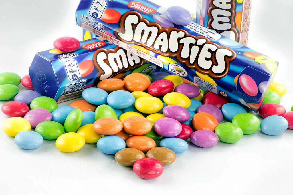 Конфеты Nestle Smarties / Нестле Смартис в тубе 38гр (Болгария) - фотография № 3