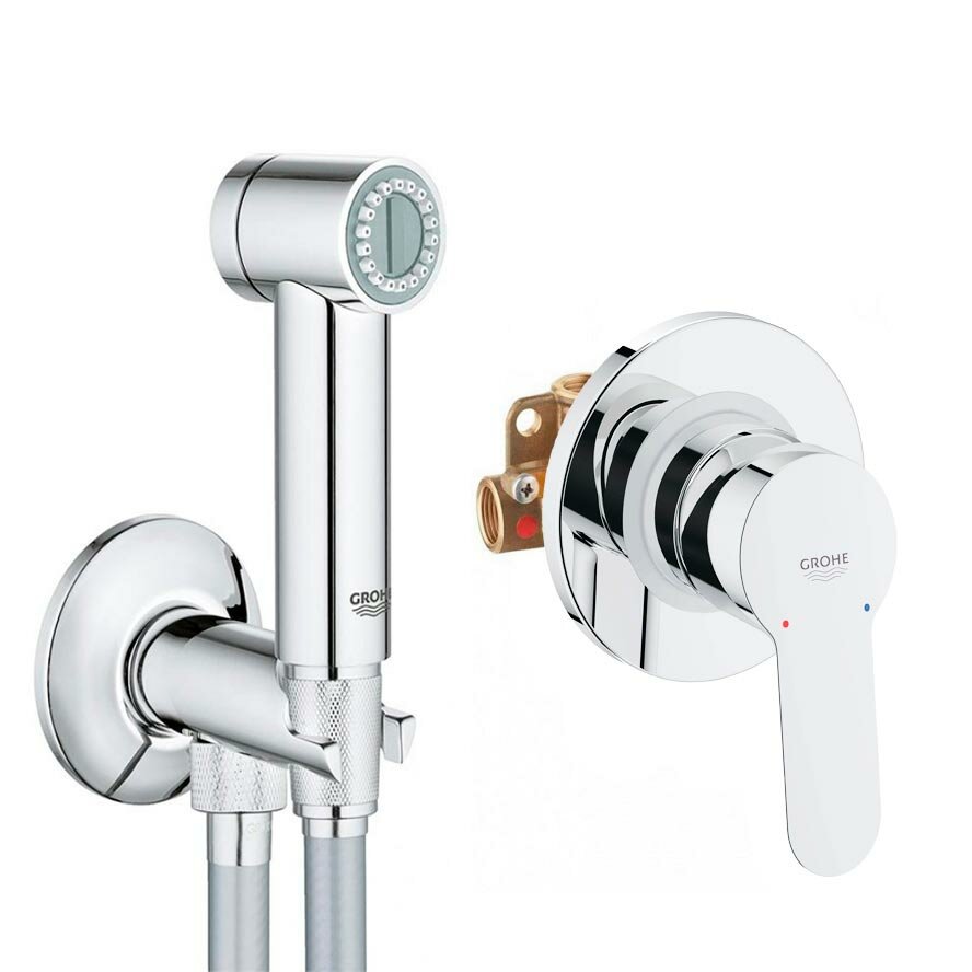 BauEdge 55134004 гигиенический душ со смесителем Grohe