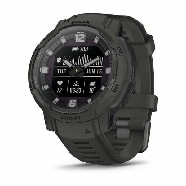 Умные часы Garmin Instinct Solar 45 мм GPS, graphite