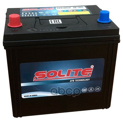 70 Ач Solite Efb Q85r (D23r) П/П (560а Д*Ш*В 23,0*17,2*20,0/22,0 См) "В Solite арт. EFBQ85R