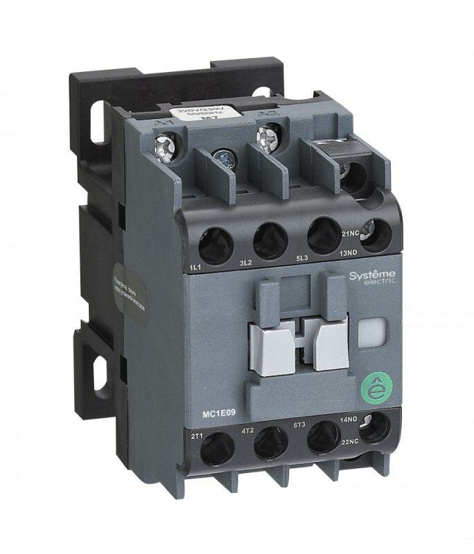 Контактор 3п MC1E 12А но+НЗ 110В 50/60Гц MC1E12F7 Systeme Electric