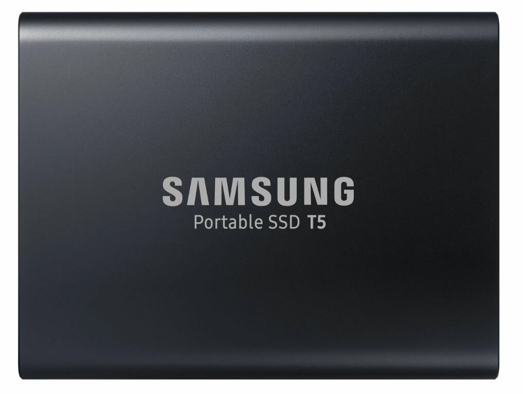 Внешний SSD Samsung T5 1Tb, USB 3.2 Gen 2 Type-C, черный (MU-PA1T0B)