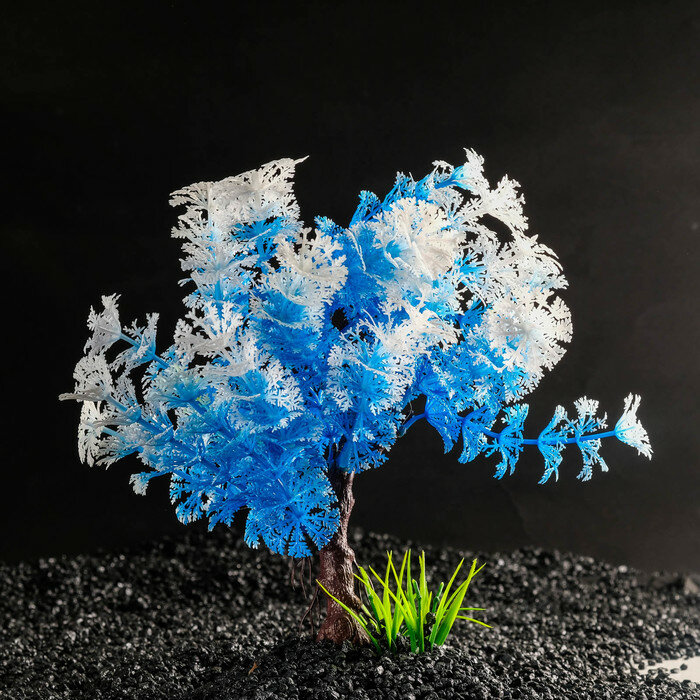 Растение искусственное аквариумное, 24 х 21 х 5 см - фотография № 2