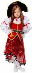 Карнавальный костюм Пиратка, рост 146 см, Батик 8022-146-76