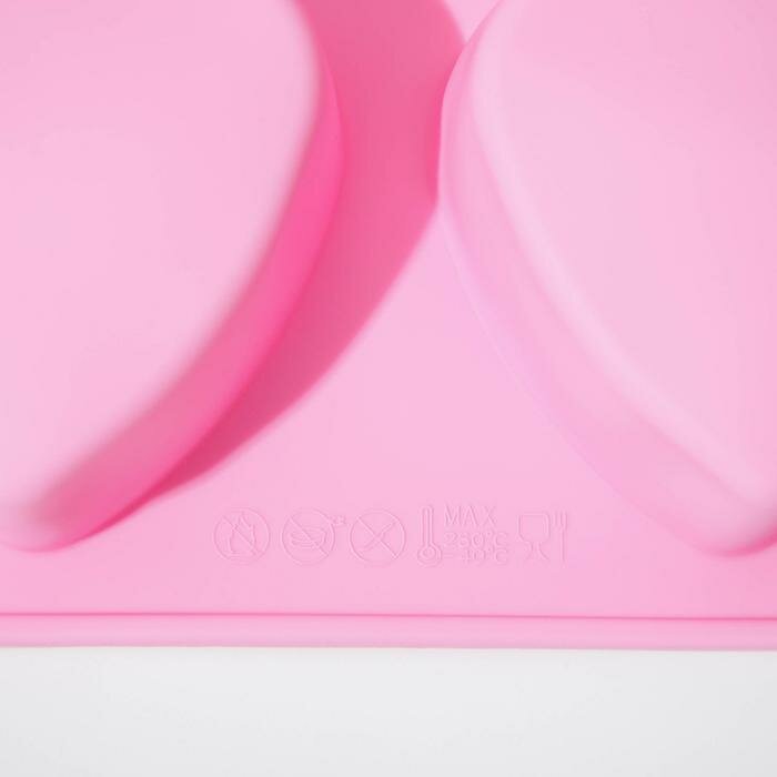 Доляна Форма силиконовая для выпечки Доляна «Сердце», 26,5×18 см, 6 ячеек, цвет микс - фотография № 4