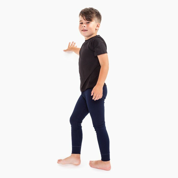 Кальсоны для мальчика (термо), цвет тёмно-синий, рост 134 см (36) - фотография № 3
