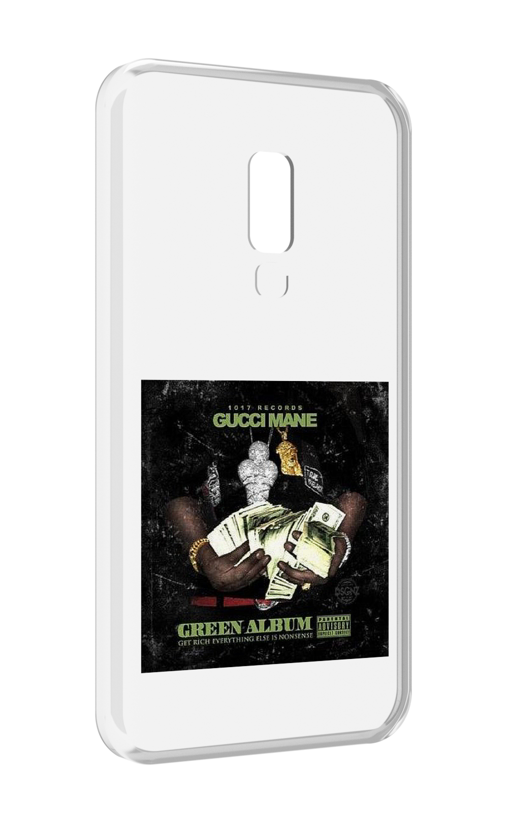 Чехол MyPads Gucci Mane & Migos - The Green Album для Meizu 15 задняя-панель-накладка-бампер