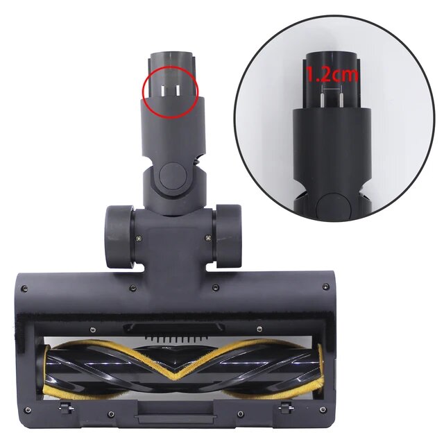 фото Насадка турбощетка универсальная С подветкой для пылесоса dreame 1.2см (9,5мм) контакты для R20, t30, T20, v11SE, v12, v12pro, t20pro, r10, v16s, М12, М1З, Н12 Dual, Н12 Pro, M13, M13S, M12S