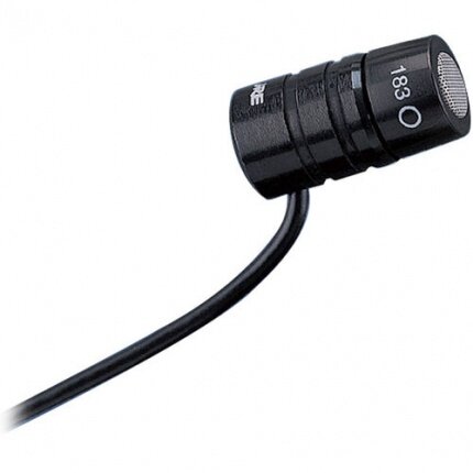 Shure MX183 - Конденсаторный петличный микрофон премиум класса, всенаправленный, предусилитель XLR с креплениями на пояс, ветрозащита