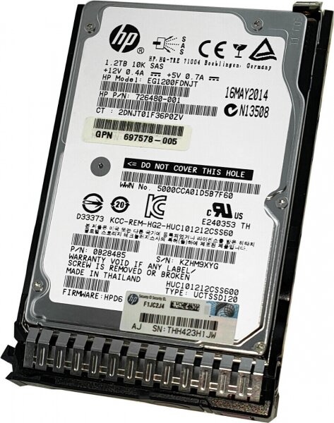   HP 693651-004 1,2Tb SAS 2,5" HDD