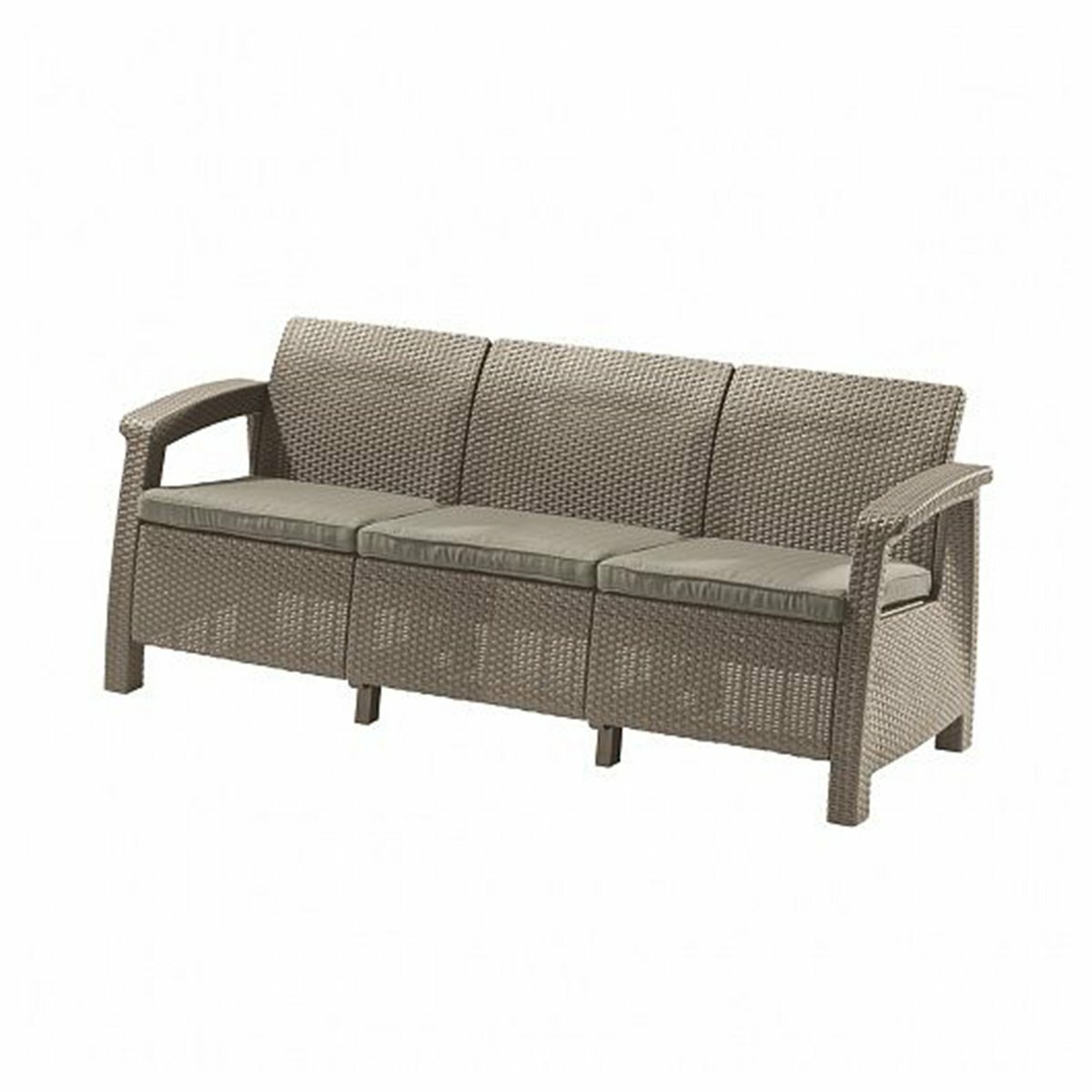 Диван Keter Corfu Love Seat Max 223207В 182 x 70 x 79 см коричневый