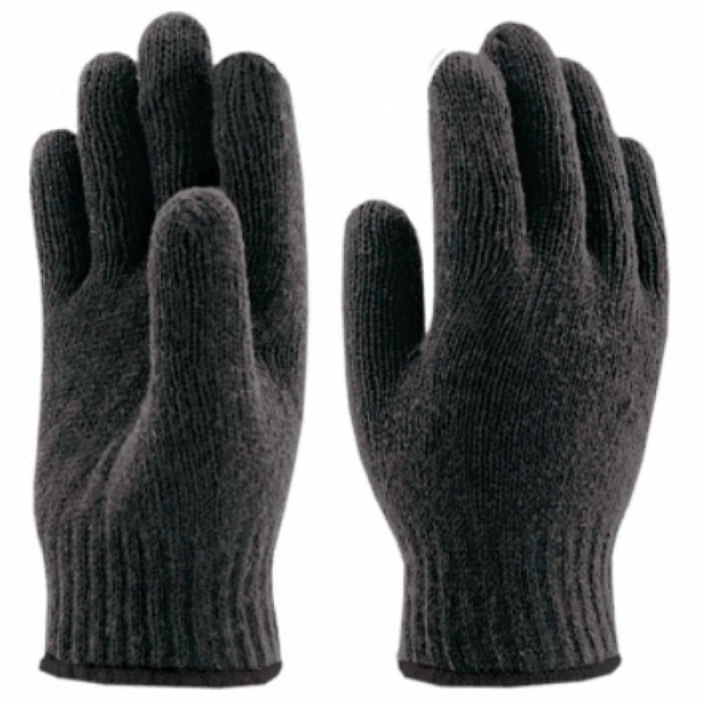Двойные перчатки х/б спец-sb черные Пер 045 3.7220.045