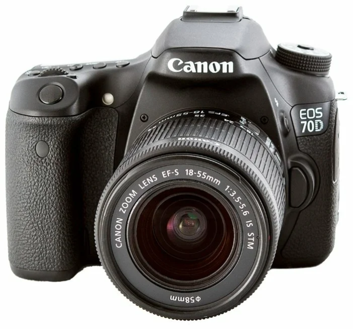 Фотоаппарат Canon EOS 70D Kit EF-S 18-55mm f/3.5-5.6 IS STM, черный