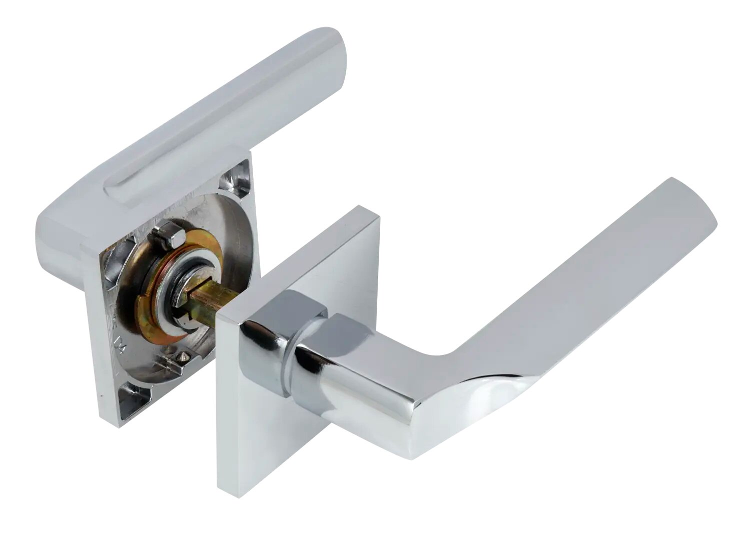 фото Дверные ручки Edson EDS-164H-Q2, цвет хром