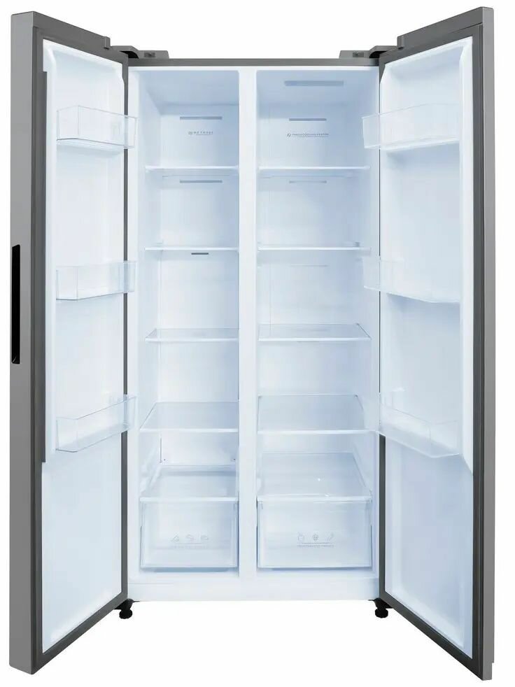 Холодильник CENTEK CT-1757 NF SILVER INVERTER <460л - фотография № 2