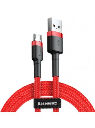 Baseus Кабель Cafule USB - microUSB (CAMKLF), red/black