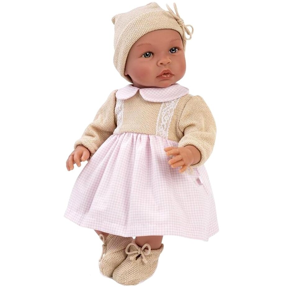 ASI кукла-пупс Лео - 46 см (в бежево-розовом платье)
