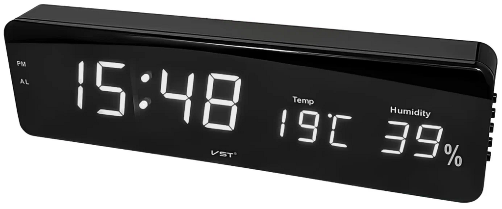 VST-805S-6 бел.цифры электронные часы - фотография № 1