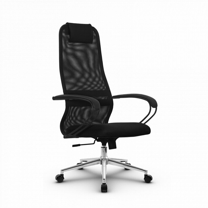 Компьютерное офисное кресло Metta SU-BP-8 Ch 3 Черное - фотография № 1