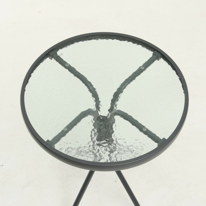 Набор мебели: Стол и 2 кресла на круглой подставке - фотография № 3
