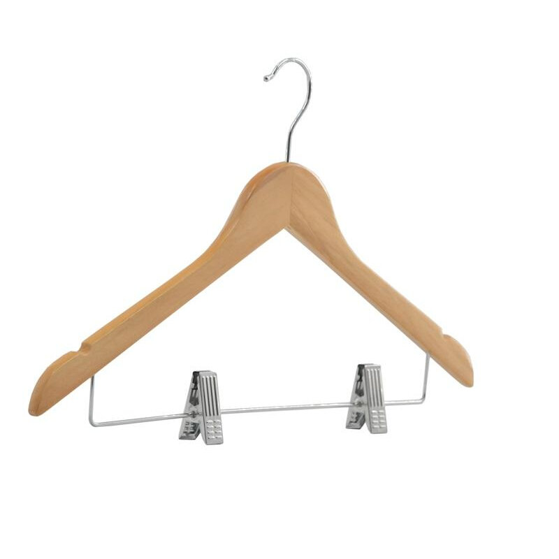 фото Вешалка-плечики HD Attache HH128, плоская,с металл.клипсами,анис натур