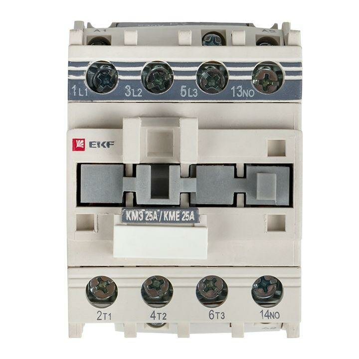 фото Контактор КМЭ 25А кат. 380В AC 1НО EKF ctr-s-25-380