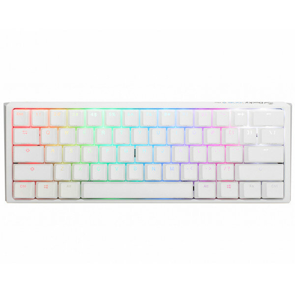 Клавиатура Ducky One 3 Mini RGB Pure White Cherry MX Blue Switch (RU Layout)